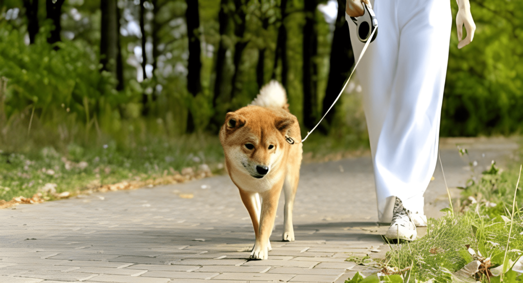 Shiba Doesn't Want To Walk