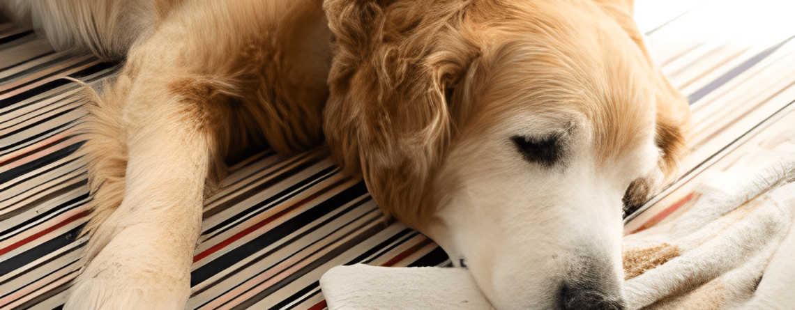 why do golden retrievers faces turn white