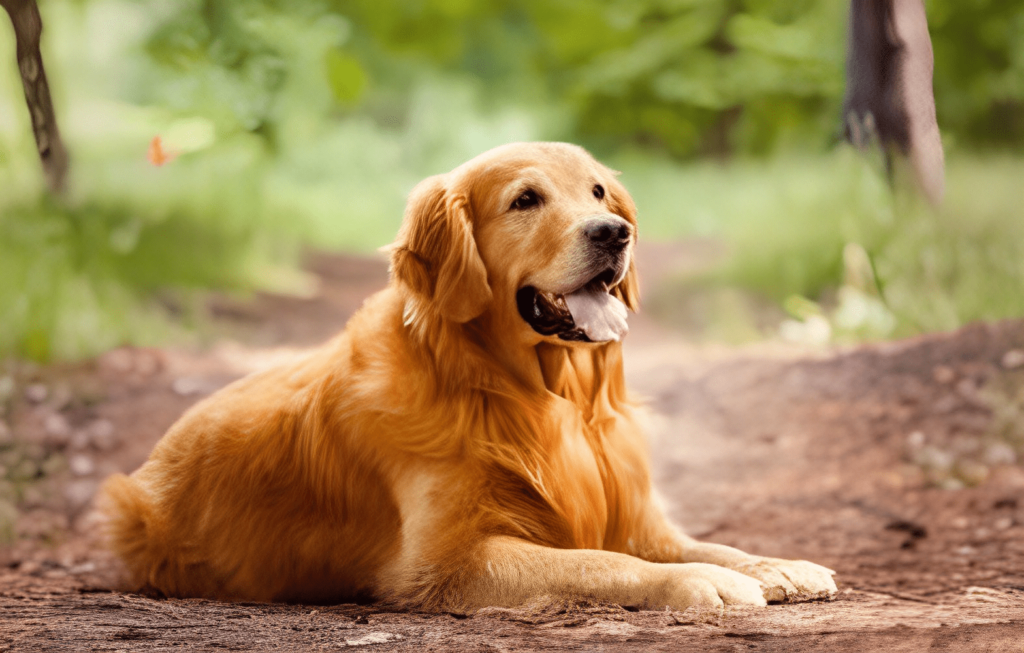 can golden retriever live outside