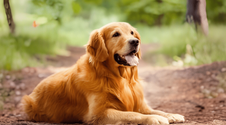 can golden retriever live outside