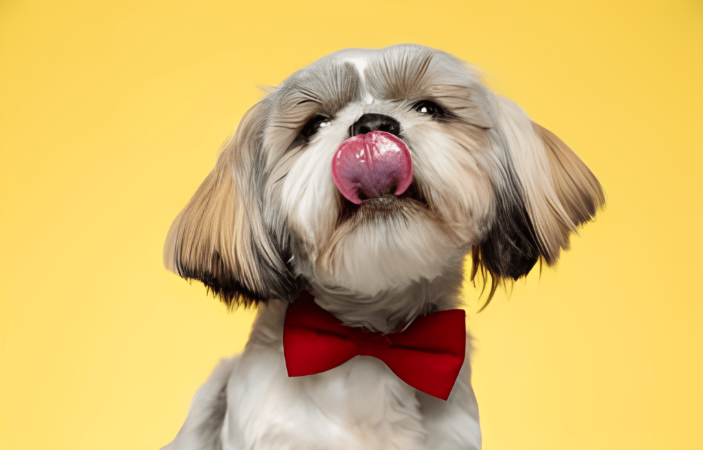 why do shih tzus lick so much