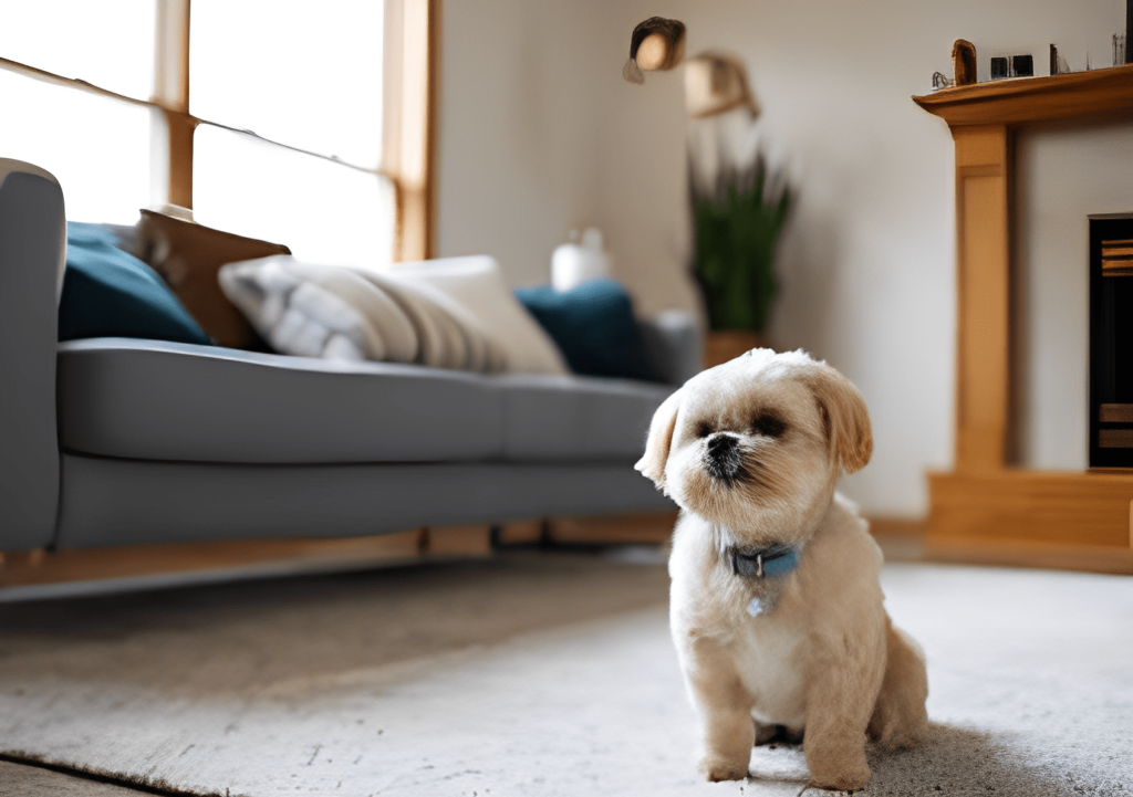 groom shih tzu at home