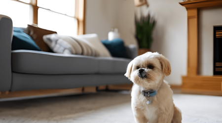 groom shih tzu at home