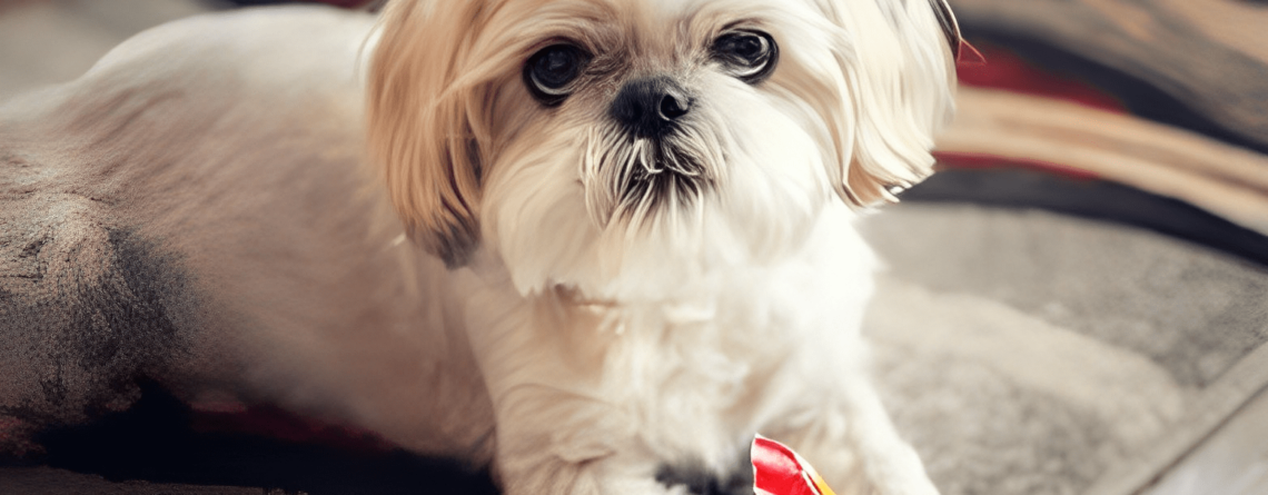 why do shih tzus lick their paws