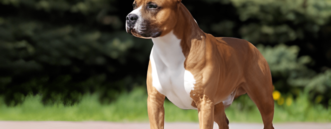 do american staffordshire terriers have webbed feet