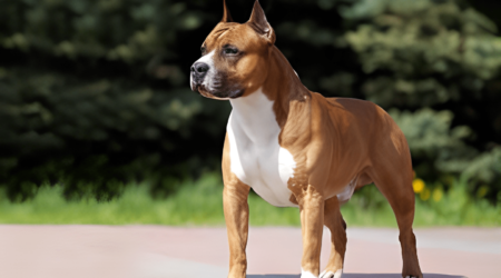 do american staffordshire terriers have webbed feet