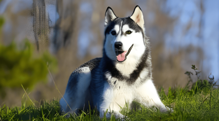 are huskies easy to train