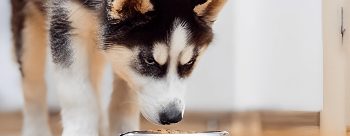 husky not eating