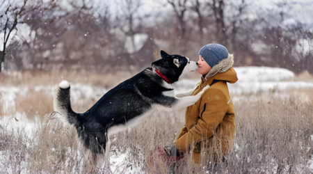 are huskies good with kids